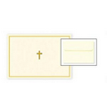 Gold Cross Small Boxed Everyday Note Cards